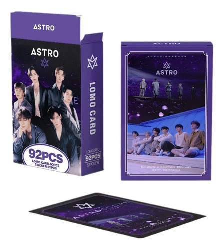 Photocards Astro Kpop -  60 Lomocards + 32 Mini Stickers