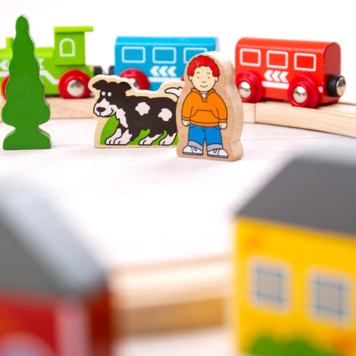 Imagen 2 de 4 de Mi Primer Pista De Tren Bigjigs- Bebés Y Niños