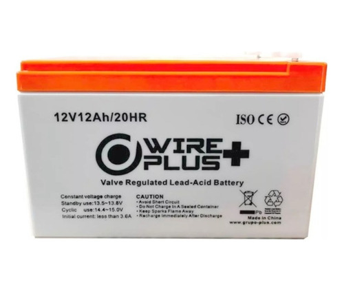 Bateria 12v-12amp Wireplus 