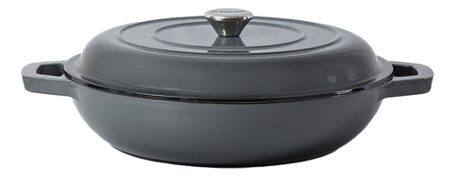 Paellera Hierro Fundido Enlozado Apto Horno C/asas 32cm Wok