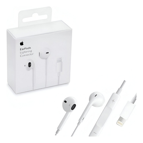Audífonos Apple Earpods Lightning 1.2m Original Mmtn2am