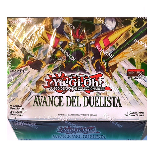 Yu-gi-oh Duelist's Advance Booster Box C/24 Sobres Español Avance Del Duelista Español