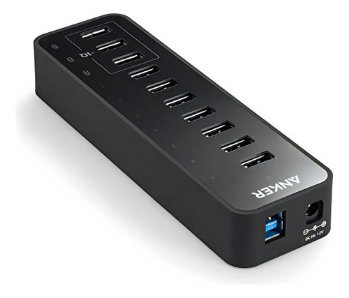 Hub de dados Anker de 10 portas 60w com 7 portas USB 3.0 e 3 portas