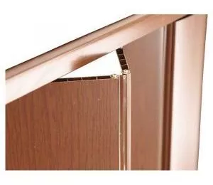 Puerta plegable nogal flexible 90 x 210 cm