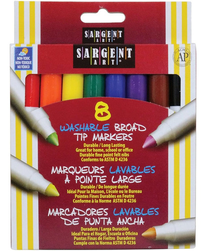 Sargent Art 22   1550 8-count Lavable De Punta Ancha Con