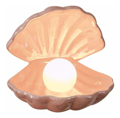 Imikeya Shell Pearl Light Led Accent Lmpara Porttil De Noche
