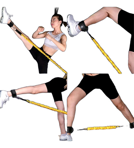 Faixa Elástica Extensor Trainer - Treino Eficiente 04 Peças Diversas