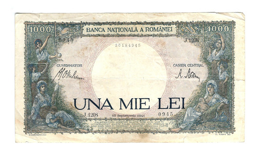 Rumania - Billete 1000 Lei 1941 - 30184945.