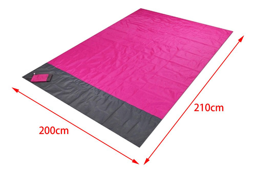 Colchoneta De Camping Plegable De Viaje Lona De 200cmx210cm