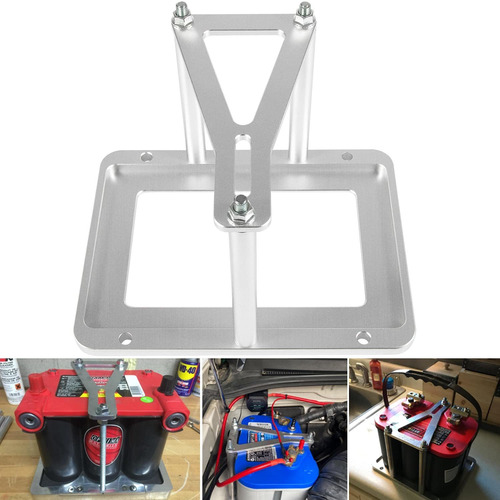 Bandeja De Batería Universal Billet Hold Down Trunk Relocati