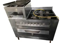 Comprar Cocina Industrial A Gas 4 Hornallas Horno 3 Quemadores