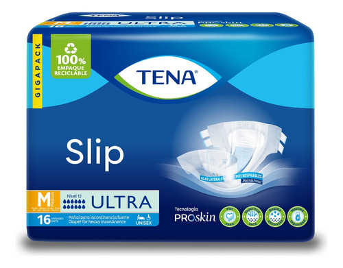 Pañal Tena Slip Ultra M 16 Und - Unidad a $4053