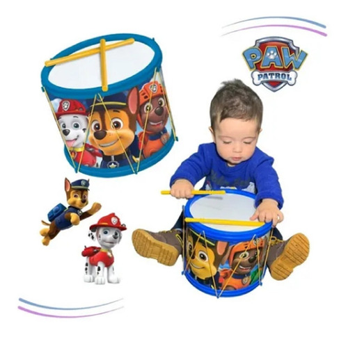 Imagem 1 de 2 de Brinquedo Musical Bumbo Patrulha Canina Elka