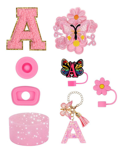 Pegatinas De La Taza De 15 Piezas Accesorios De Del Rosa