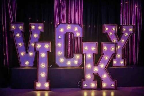 Imagen 4 de 5 de Letras Gigantes Eventos Bodas 15 Años