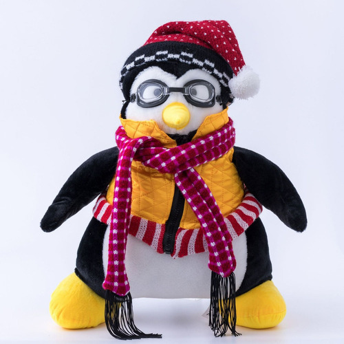 Brinquedo De Pelúcia Joeys Friend Hugsy Penguin, 45 Cm