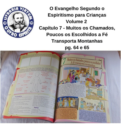 O Evangelho Segundo O Espiritismo Para Crianças - Vol 1 E 2
