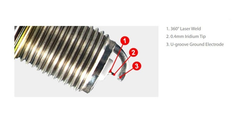 4 Bujías Denso Iridium Japón Kawasaki Zx6r, Zx636, Zx10r