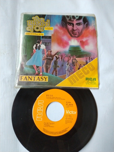 Meco El Mago De Oz Fantasy Disco De Vinil Sencillo 