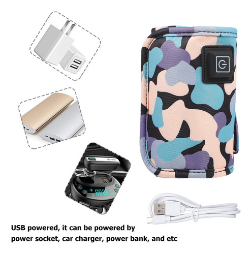 Calentador De Biberones, Funda Para Biberones, Usb, Recién N