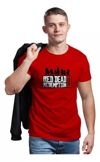 Camiseta Gamer Red Dead Redemoption 2