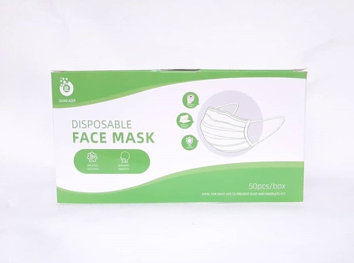 Mascarilla Desechable 3 Pliegues. Caja De 50 Unidades.