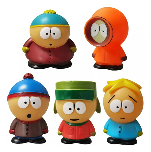 5 Piezas South Park Figura Juguete Para Colección