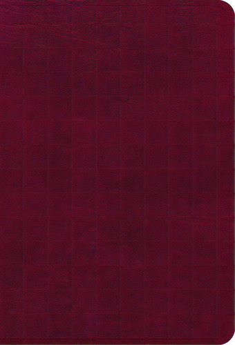 Nasb Large Print Compact Reference Bible, Burgundy Leathertouch, De Holman Bible Publishers. Editorial Holman Bibles, Tapa Dura En Inglés