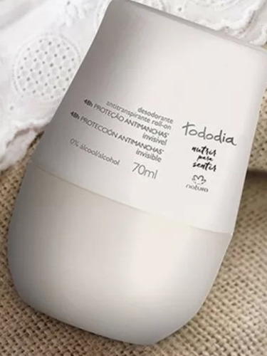 Kit Com 2 Desodorantes Natura Roll-on Sem Perfume Todo Dia