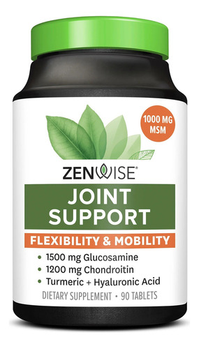 Zenwise Joint Support Glucosamina Y Condroitina 90 Tabs Sabor Sin Sabor