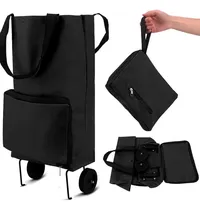 Comprar Carro De Compras Plegable Ruedas Y Bolsillo, Feria 20l