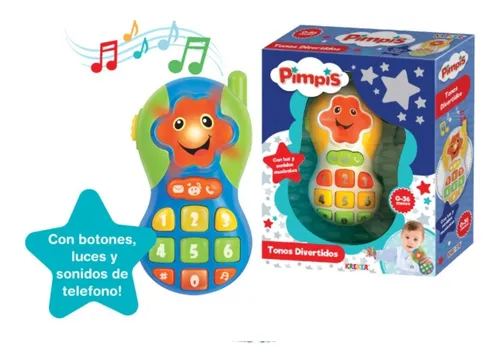 Tel fono M vil Musical Tonos Divertidos Pimpis 3749