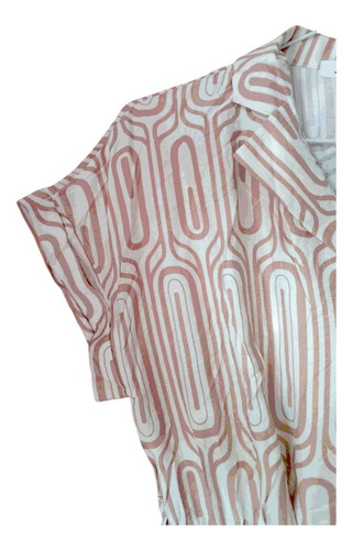 Lulu White Palazzo Para Mujer Colores Tallas S, M Y L Nuevos Marrón Claro Franjas L