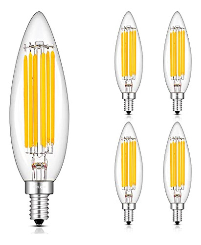 Bombilla Led Tipo Candelabro Crlight De 10 W, Regulable, De