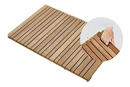 Tapete De Baño - Xxiojun Alfombrilla De Baño Madera, Antiara