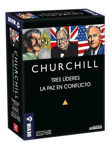 Churchill Tres Lideres Juego De Mesa Original Devir 