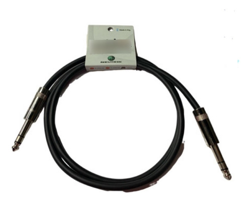 Cable Plug Plug Stereo Trs 1 Metro Cab-tec Fichas Neutrik 