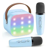 Comprar Karaoke Portátil Para Niños Con 2 Micrófonos Inalámbricos Az