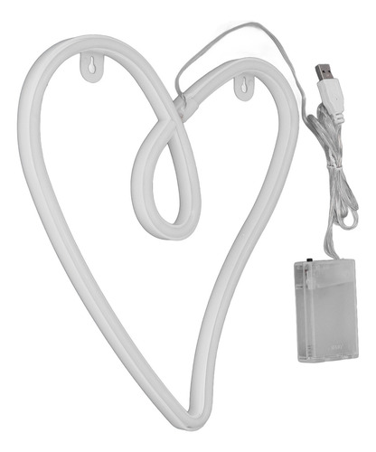 Fuente De Alimentación Dual Heart Neon Light Retro Ip45