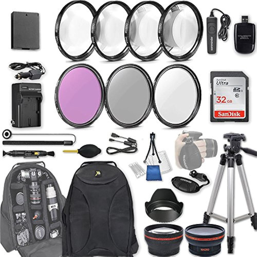 Kit De Accesorios De 28 Piezas De 58 Mm Para Canon Eos Rebel