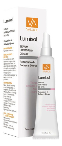 Lumisol Serum Para Parpados Bolsas Ojeras Contorno Ojos 15g 