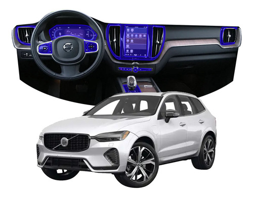Gadget Collection Mx Película Protectora Kit Ppf Compatible A Volvo Xc60 Recharge Color Transparente