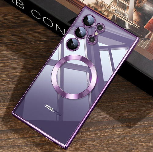 Funda Para Samsung S23ultra S23 Ultra Protector Lente Violeta S23 Ultra