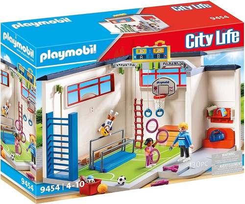 Figura Armable Playmobil City Life Gimnasio 130 Piezas 3+