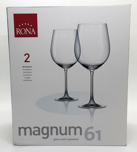 Copa Copon Magnum 610 Degustación Rona Cristal X2 Unid