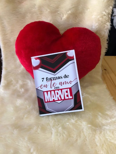 Livrinho 7 Formas De Eu Te Amo Marvel Disney