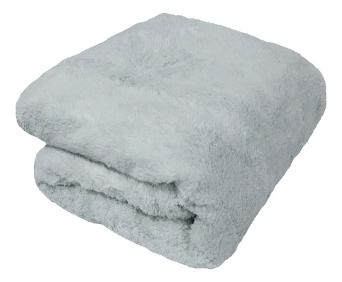 Cobija Para Bebe Calientita Frazada Suave Cobertor Infantil Felpa Gris
