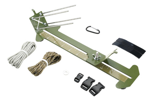 Set De Herramientas Para Crear Pulseras De Paracord, Verde