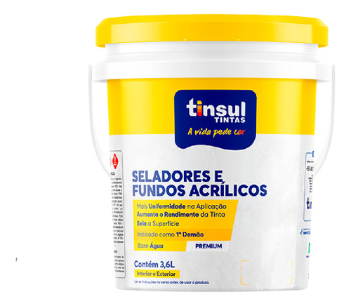 Sellador Pigmentado Acrílico Tinsul 3,6 Lt