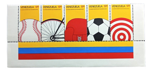 Venezuela Deportes, Serie Sc 1303 Panameric 1983 Mint L18745